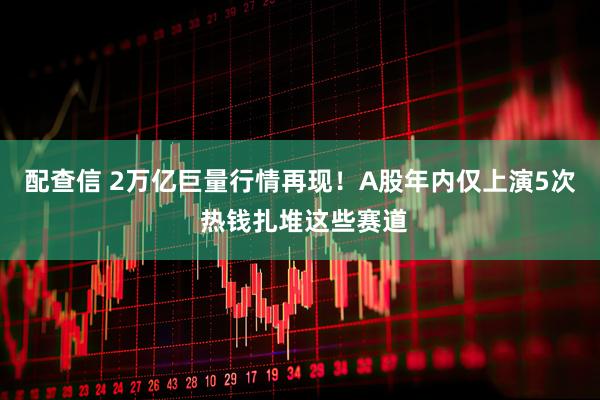 配查信 2万亿巨量行情再现！A股年内仅上演5次 热钱扎堆这些赛道