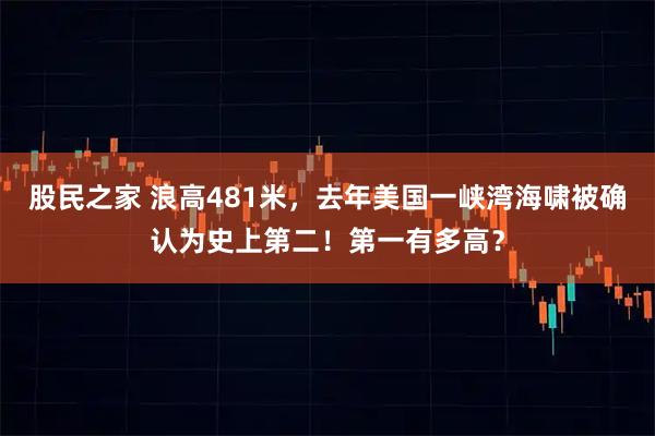 股民之家 浪高481米，去年美国一峡湾海啸被确认为史上第二！第一有多高？